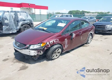 2015 Honda Civic Lx из США, поврежденный, VIN 19XFB2F50FE700751